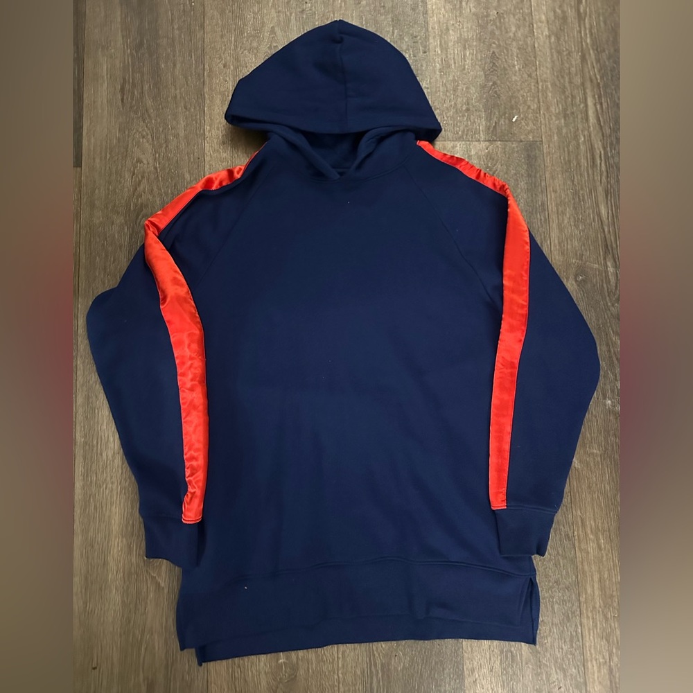 Forever 21 Royal Blue and Red Men's Hoodie